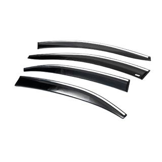 Déflecteurs de Vitres avec Moulure Chromée (4 pcs, Sunplex Chrome) photo 4