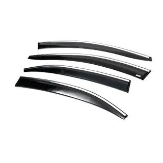 Déflecteurs de Vitres avec Moulure Chromée (4 pcs, Sunplex Chrome) photo 4