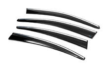 Volkswagen Passat B7 2012-2015 Déflecteurs de Vitres avec Moulure Chromée SD (4pcs, EU, Sunplex Chrome) photo 7