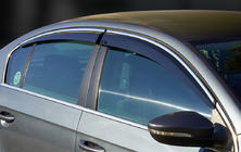 Volkswagen Passat B8 2015-2023 Déflecteurs de Vitres avec Moulure Chromée SD (4 pcs, Sunplex Chrome) photo 1