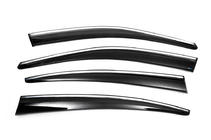 Volkswagen Passat B8 2015-2023 Déflecteurs de Vitres avec Moulure Chromée SD (4 pcs, Sunplex Chrome) photo 5