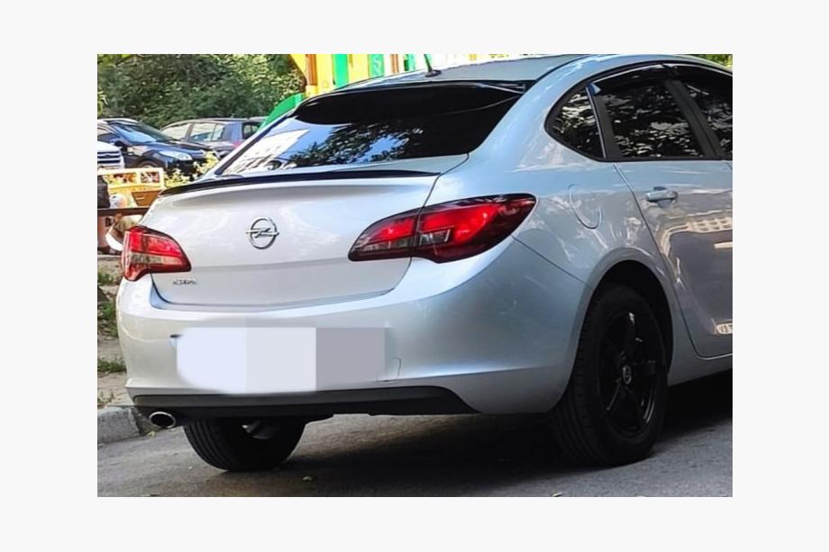 Opel Astra J 2009-2015 Becquet Lip Sedan (Sunplex, Noir) (115cm x 5,5cm) Image