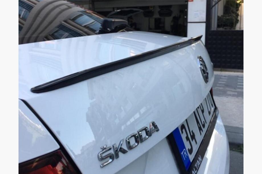 Skoda Octavia III A7 2013-2019 Becquet Lip (Sunplex, noir) (115,4cm *6cm) Image