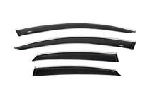 Lexus NX 2014-2021 Déflecteurs de vitres avec moulure chromée (4 pcs, HIC) photo 1