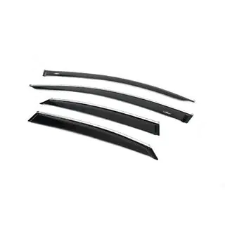 Déflecteurs de vitres avec moulure chromée (4 pcs, HIC) photo 2