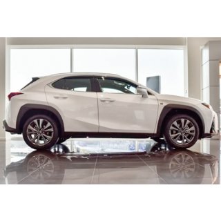 Déflecteurs de vitres avec moulure chromée (4 pcs, HIC) Lexus UX 2018- photo 2