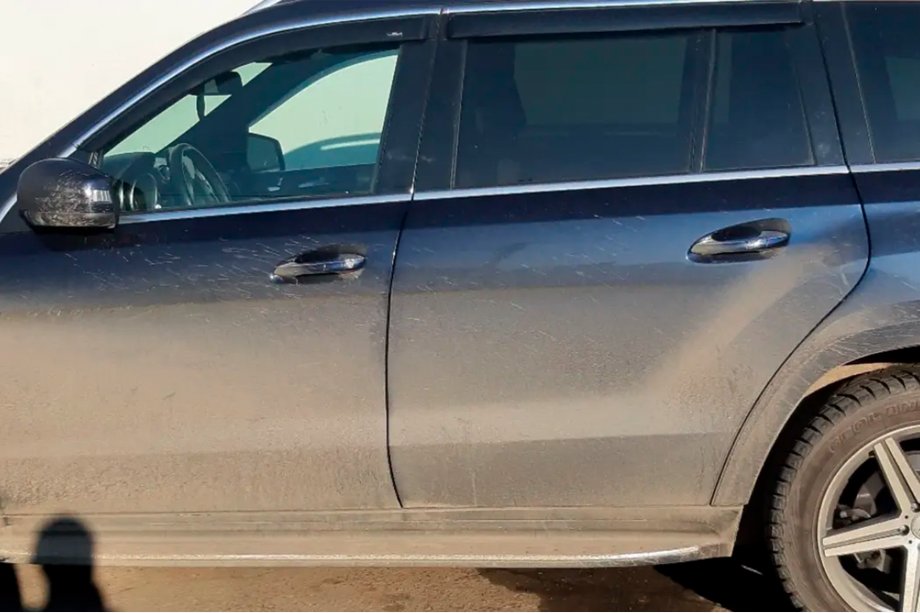 Mercedes GLE W167 2018- Déflecteurs de vitres avec moulure chromée (4 pcs, HIC) Photo 4