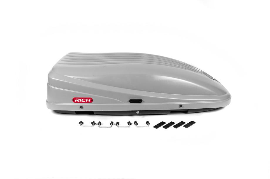 Coffre de toit RICH gris mat (390 L) Image
