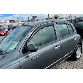 Déflecteurs de Fenêtre (4 pcs, HIC) Nissan Micra K12 2003-2010 photo 1