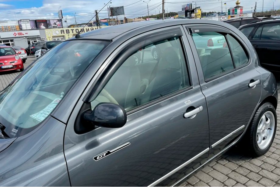 Nissan Micra K12 2003-2010 Déflecteurs de Fenêtre (4 pcs, HIC) Image