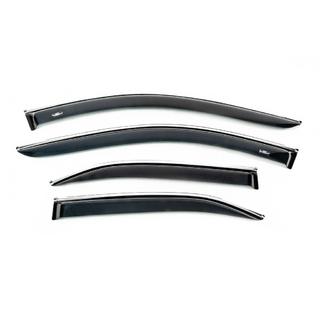 Déflecteurs de vitres avec moulure chromée (USA, 4 pcs, HIC) Toyota Camry 2006-2011 photo 1