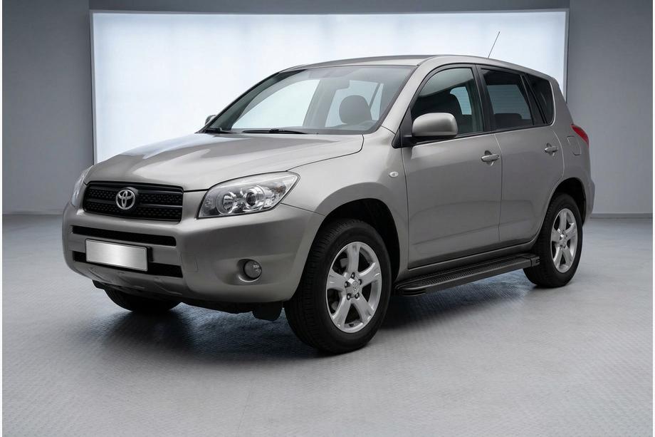Toyota Rav 4 2006-2013 Marchepieds Latéraux Maya V2 Noir (2 pcs, Aluminium) Image