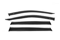 Toyota Rav 4 2019–2025 Déflecteurs de vitres avec moulure chromée (4 pcs, HIC) photo 4