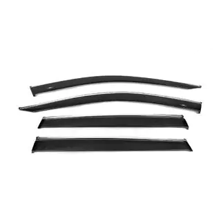 Déflecteurs de vitres avec moulure chromée (4 pcs, HIC) photo 4