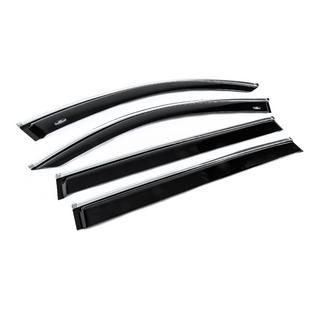 Déflecteurs de vitres avec moulure chromée Allspace LWB (4 pcs, HIC) photo 3