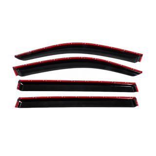 Déflecteurs de vitres avec moulure chromée Allspace LWB (4 pcs, HIC) photo 4