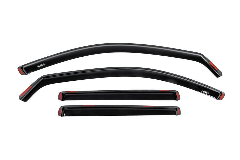 Volvo XC90 2015- Déflecteurs de vitre encastrés (4 pcs, HIC) Image