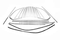 BMW X5 E70 2007-2013 Encadrement Complet de Vitres Inox photo 2