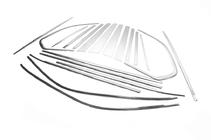 BMW X5 E70 2007-2013 Encadrement Complet de Vitres Inox photo 3