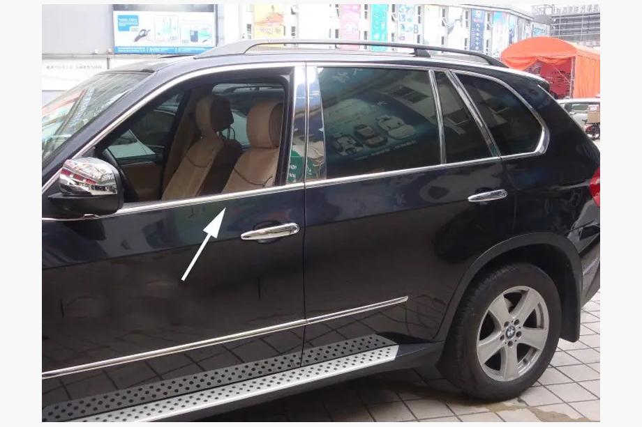 BMW X5 E70 2007-2013 Encadrement Complet de Vitres Inox Image