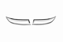BMW X5 E70 2007-2013 Couvre-feux chromés pour antibrouillards arrière (2 pcs) photo 2
