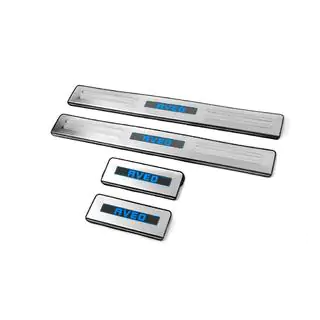 Seuils de porte Libao (4 pcs, Inox) Chevrolet Aveo T300 2011-2020 photo 3