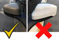 Ford Courier 2014-2023 Coques de Rétroviseurs BMW-Style (2014-2018, 2 pcs) photo 7