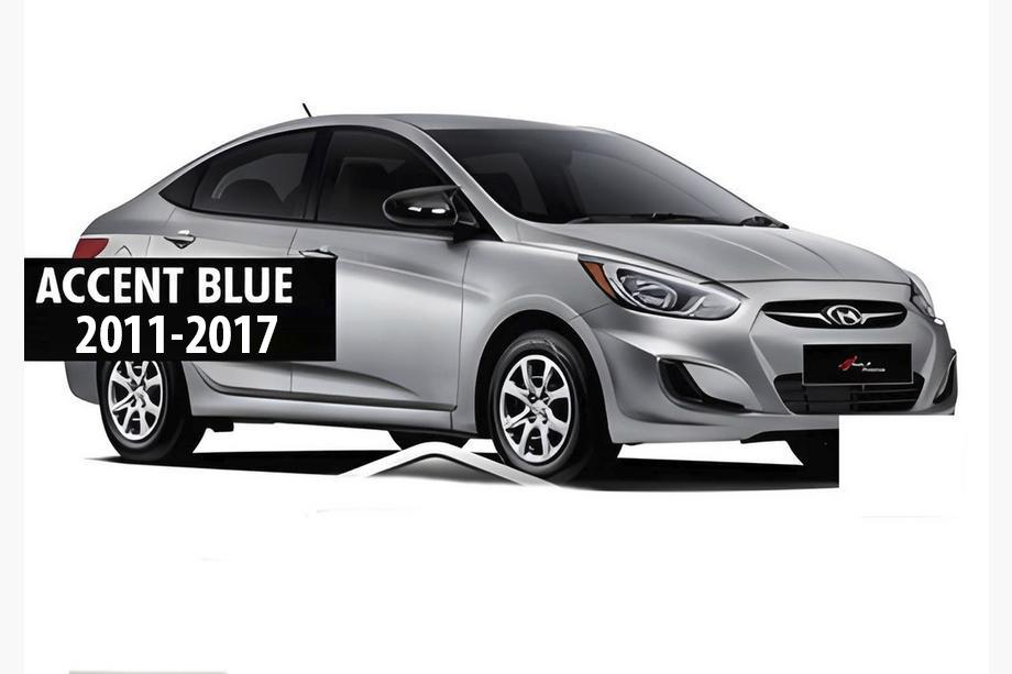 Hyundai Accent 2011-2017 Coques de rétroviseurs sans découpe pour clignotant style BMW (2 pcs) Photo 5