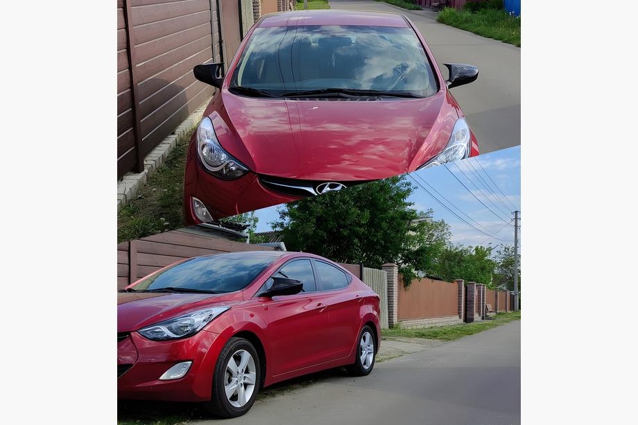 Hyundai Elantra (MD/UD) 2011-2015 Coques de rétroviseurs sans découpe pour clignotant style BMW (2 pcs) Image