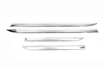 Ford Ecosport 2013-2022 Moulures de portes chromées (4 pcs, ABS) photo 2