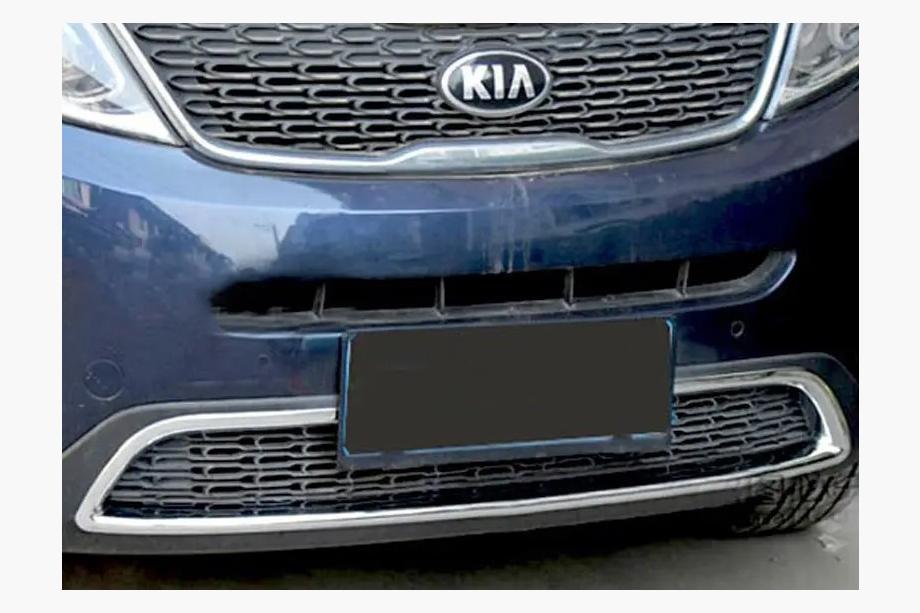 Kia Sorento II XM 2009-2014 Protection de pare-chocs avant Libao (2013+) Image
