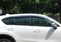 Mazda CX-5 2012-2017 Déflecteurs de vitres chromés (4 pcs, Libao) photo 4