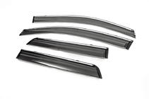 Mitsubishi ASX 2010-2023 Déflecteurs de vitres chromés (4 pcs, Libao) photo 2