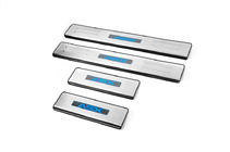 Mitsubishi ASX 2010-2023 Seuils de porte Libao LED (4 pcs, inox) photo 2