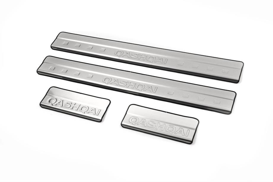 Nissan Qashqai 2007-2010 Seuils de porte Libao (4 pcs, inox) Photo 2