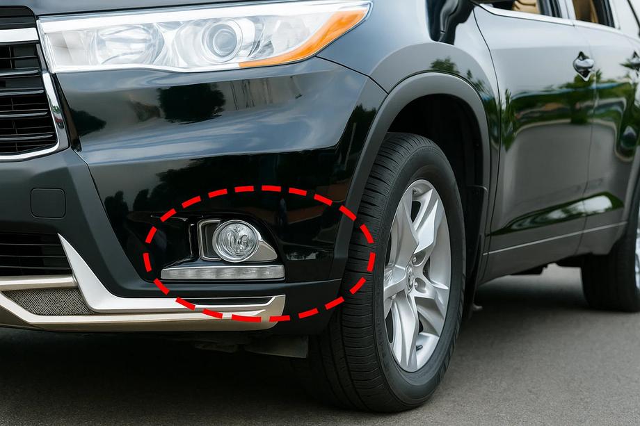 Toyota Highlander 2013-2019 Caches antibrouillard Libao (2013-2016 ABS) Image