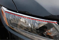 Nissan X-trail T32/Rogue 2014-2021 Caches Phares Libao 2014-2016 (2 pcs, plastique) photo 1