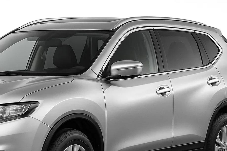 Nissan X-trail T32/Rogue 2014-2021 Rails de toit intégrés gris OEM (pour X-trail, aluminium, pose par collage) Image