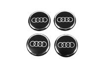 Audi Autocollants pour cabochons de jante 54mm (4pcs) photo 1