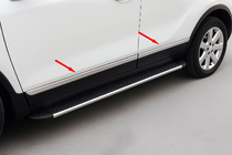Opel Mokka 2012-2021 Moulures de porte Libao (4 pcs, plastique) photo 1