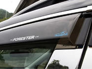 Subaru Forester 2013-2018 Déflecteurs de Vitres avec Chrome (4 pcs, Aomis) photo 1