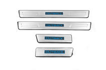 Subaru Outback 2014-2019 Seuils de porte Libao LED (4 pcs, inox) photo 2