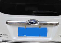 Subaru XV 2011-2017 Moulure au-dessus de la plaque d'immatriculation Libao (inox) photo 1