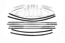 Subaru XV 2011-2017 Moulures de montants de porte Libao (4 pcs, plastique) photo 3