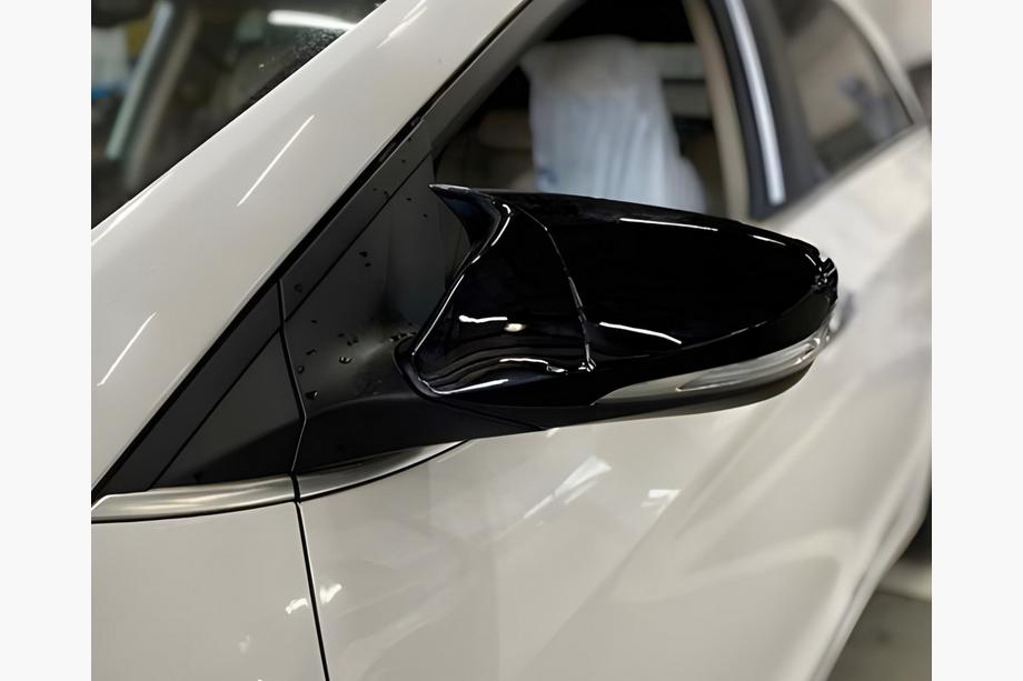 Hyundai I-30 2012-2017 Coques de rétroviseurs avec découpe pour clignotant style BMW (2 pcs) Photo 3