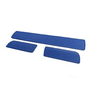 Tapis de seuil de porte (3 pcs, EVA, bleu) photo 2