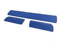 Volkswagen Crafter 2006-2016 Tapis de seuil de porte (3 pcs, EVA, bleu) photo 2