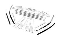BYD S6 2010-2016 Ensemble complet d'encadrements de vitres Libao inox photo 7