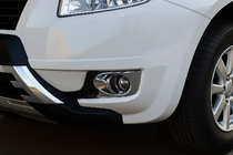 Geely Emgrand X7 2011- Caches chromes pour antibrouillards Libao (2 pcs, plastique) photo 3