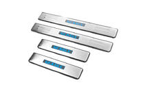 Geely Emgrand X7 2011- Seuils de porte Libao LED (4 pcs, inox) photo 1